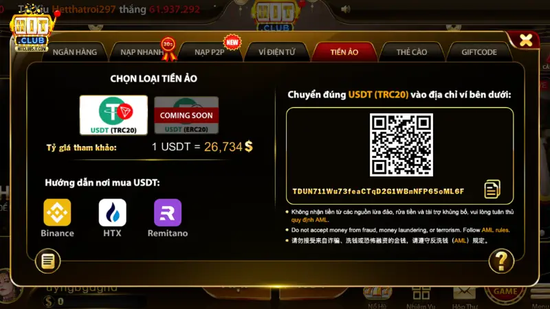 Những lưu ý quan trọng khi nạp và rút tiền Hitclub